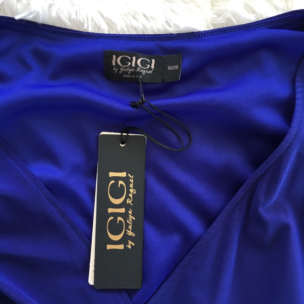 Igigi faux wrap dress